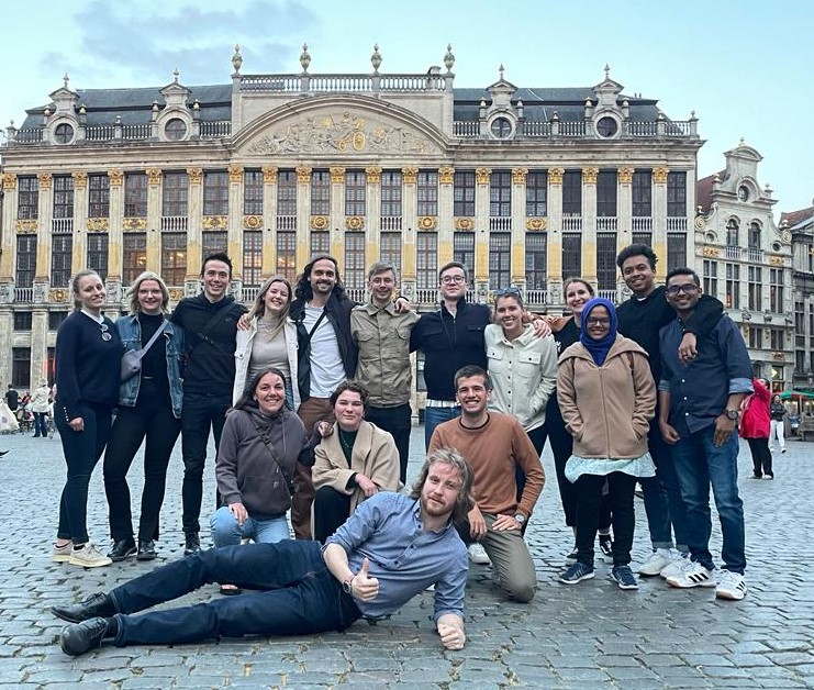 AFECO students in Brussels